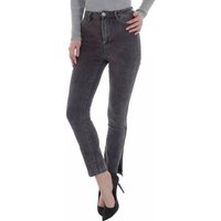 Skinny Jeans für Damen in Grau von Ital-Design