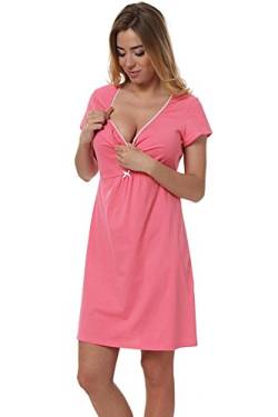 Italian Fashion IF Damen Stillnachthemd (XXL, Rosa) von Italian Fashion IF