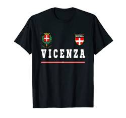 Vicenza Sport-/Fußballtrikot Flagge Fußball T-Shirt von Italian Pride Tees