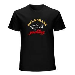 Paul Shark Yachting T-Shirt Mens Unisex Black Tees XXL von ItoNc