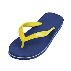 It's me Flip Flops Damen | die weichesten Flip Flops Aller Zeiten weil aus100% Naturkautschuk | (blau/zitrone, eu_footwear_size_system, adult, women, numeric_range, wide, numeric_40, numeric_41) von Its-Me