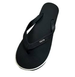 It's me Flip Flops Damen | die weichesten Flip Flops Aller Zeiten weil aus100% Naturkautschuk | (schwarz/weiß, eu_footwear_size_system, adult, women, numeric_range, wide, numeric_36, numeric_37) von Its-Me