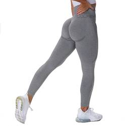 IuulFex Scrunch Butt Leggings für Frauen Workout Nahtlose Leggings Butt Lift Booty Lifting Leggings Yogahosen Hohe Taille von IuulFex