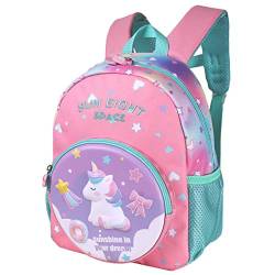 Kindergarten Rucksack, Kleinkinder Vorschulrucksack Kinder Schulranzen Schulrucksäcke fur Kleines Mädchen Jungen(Rosa Einhorn) von IvyH