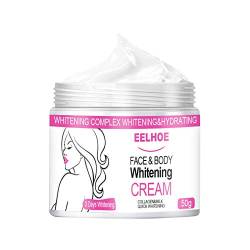 Aufhellungspaste,Anti blemish, Sommersprossen Creme, Flecken creme, Bleaching Körperaufhellungscreme Underarm Back,Anti Aging für Frauen & Männer mit - Feuchtigkeitscreme für Gesicht (50g) von Iwähle