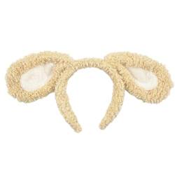 Flauschige Welpen-Kaninchen-Haarband-Plüsch-Tierohr-Kopfschmuck-Karikatur-waschendes Gesicht-Stirnband Anti-Rutsch-Tier-Kopfschmuck-Plüsch-Stirnbänder für Frauen von Ixkbiced