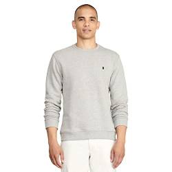 IZOD Advantage Performance Herren-Fleecepullover mit Rundhalsausschnitt, Light Grey Heather Solid, Large von Izod