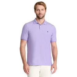 IZOD Herren Advantage Performance Poloshirt, kurzärmelig Polohemd, Dahlie, Violett, Klein von Izod