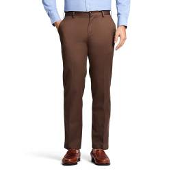 IZOD Herren American Chino Flat Front Straight Fit Hose, Decaf Kaffee, 32W / 30L von Izod