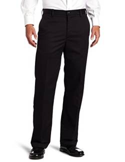 IZOD Herren American Chino Flat Front Straight Fit Hose, Schwarz, 36W / 32L von Izod