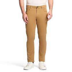 IZOD Herren Saltwater Chinohose, Stretch, gerade Passform, Flache Vorderseite Lässige Hose, Cognac, 32W / 30L von Izod