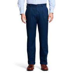 Izod American Chino Plissee-Hose für Herren, Navy, 36 W / 32 L von Izod