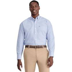 Izod Herren Long Sleeve Stretch Performance Solid Shirt Button Down Hemd, Mazarin-blau, XX-Large von Izod