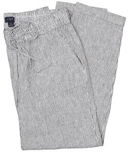 J.Crew Mercantile Damenhose mit Kordelzug, Schwarz/Weiß gestreift, 44 von J.Crew Mercantile