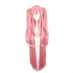 Anime Perücken Cosplay rosa langes lockiges Haar Mode Perücke Haarset for Frauen von JABSY