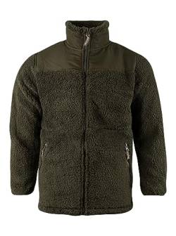 JACK PYKE Sherpa-Fleecejacke Gen2, dark olive, M von JACK PYKE