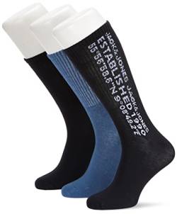 JACK&JONES ACCESSORIES Herren JACJORN Tennis 5 Pack Socken, Blue Heaven/Detail:Blue Heaven-Bordeaux-Asphalt-Asphalt, ONE Size von JACK&JONES ACCESSORIES