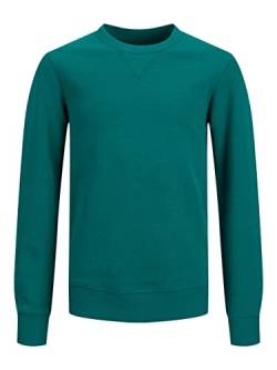 JACK&JONES JUNIOR Boy's JJEBASIC Sweat Crew Neck JNR Sweatshirt, Storm, 152 von JACK&JONES JUNIOR