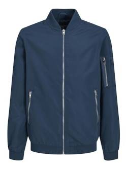 JACK&JONES JUNIOR Jungen JJERUSH Bomber NOOS JNR Bomberjacke, Ensign Blue, 152 von JACK&JONES JUNIOR