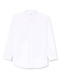 JACK&JONES PLUS Damen JJJOE Shirt LS Plain PLS Hemd, White, 5XL von JACK&JONES PLUS