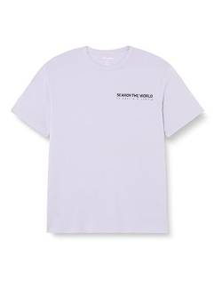 JACK&JONES PLUS Herren JCOSEA Photo Print Tee SS Crew NEC PLS T-Shirt, Lavender, 4XL von JACK&JONES PLUS