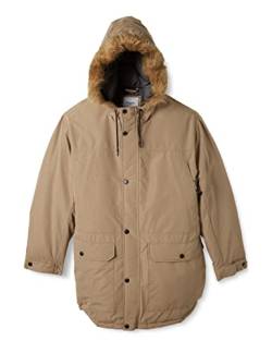 JACK&JONES PLUS Men's JJWINNER Parka FUR PS Jacket, Elmwood, 3XL von JACK&JONES PLUS