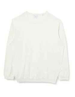 JACK & JONES PLUS Men's JORCRAYON Knit Crew Neck PLS Strickpullover, Cloud Dancer, 4XL von JACK & JONES PLUS