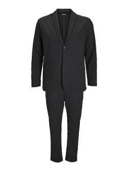 JACK&JONES PLUS Men's JPRBLABECK Suit PLS Anzug, Black, 4XL von JACK&JONES PLUS