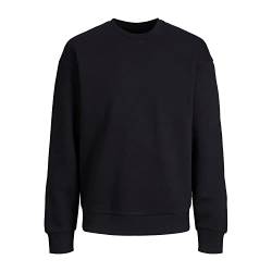 Herren Jack & Jones Basic Sweater | Langarm Shirt Rundhals Pullover | Warmer Jumper ohne Kapuze JJESTAR, Farben:Schwarz, Größe Pullover:XS von JACK & JONES