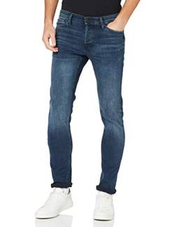 Herren Jack & Jones Slim Fit Jeans Glenn Skinny Tapered JJI Glenn ORIGINAL AM, Farben:Dunkelblau, Größe Jeans:32W / 34L von JACK & JONES