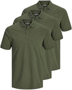 JACK & JONES 3er Pack Basic Poloshirt Herren (3er Pack Mix 9, XXL) von JACK & JONES