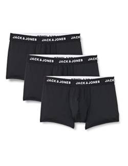 JACK&JONES ACCESSORIES Mens Jacbase Microfiber Trunks 3-Pack Noos Boxershorts, Black, S von JACK & JONES