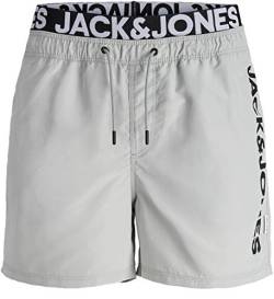 JACK & JONES Aruba Swim Shorts Herren Badehose, Farbe:Belgian Block (Logo), Größe:S von JACK & JONES