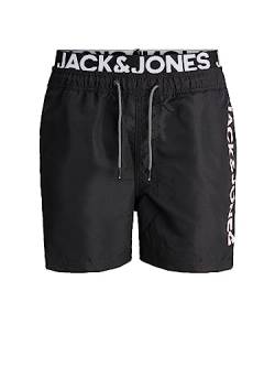 JACK & JONES Aruba Swim Shorts Herren Badehose, Farbe:Black Beauty, Größe:L von JACK & JONES