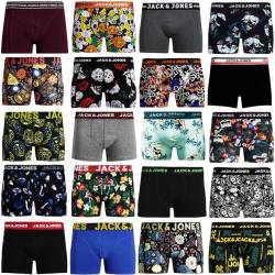 JACK & JONES Boxershorts 4er Pack Mix Trunks Boxer Short Unterhose zba.1x (4XL, Mehrfarbig) von JACK & JONES