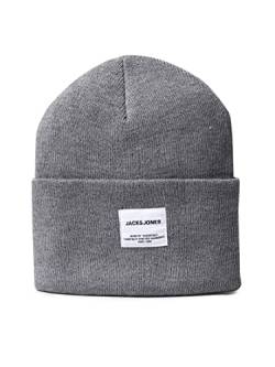 JACK&JONES Damen JACLONG Knit NOOS Beanie, Grey Melange, ONE Size/ von JACK & JONES