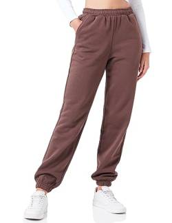 JACK & JONES Damen JXABBIE RLX HW Every Pants SWT NOOS Hose, Seal Brown/Print:Morel JJXX Logo, L von JACK & JONES