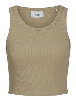 JACK & JONES Damen JXFALLON STR SL Rib TOP JRS NOOS Tanktop, Incense, L von JACK & JONES