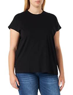 JACK & JONES Damen Jjxx Jxastrid Sl Boxy Every Tee Noos T Shirt, Schwarz, L EU von JACK & JONES