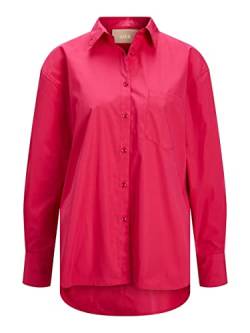 JACK & JONES Damen Jjxx Jxjamie Relaxed Poplin Shirt Noos Blouse, Bright Rose, M EU von JACK & JONES