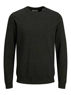 JACK & JONES Dünner Langarm Strickpullover Rundhals Basic Sweater Shirt Jumper JJEBASIC von JACK & JONES