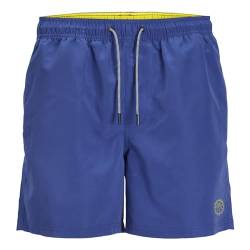 JACK & JONES Herren Badehose Badeshort JPSTFIJI JJSWIM SOLID S M L XL XXL, Größe:L, Farbe:Bluing SOLID 12225961 von JACK & JONES