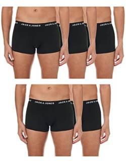 JACK & JONES Herren Boxershorts 5er Pack JACHuey Unterhose 12142342 Black S von JACK & JONES