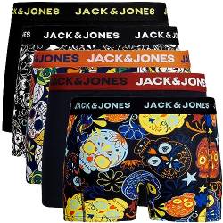JACK & JONES Herren Boxershorts 5er Pack Trunks Shorts Baumwoll Mix Jaz77 Unterhose (L, 5er Pack *32*) von JACK & JONES