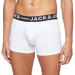 JACK & JONES Herren Boxershorts JACSense 12075392 White M von JACK & JONES
