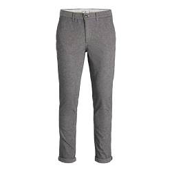 JACK & JONES Herren Chino Hose JPSTMARCO JJFURY - Slim Fit Braun Grau Beige, Größe:28W / 30L, Farbvariante:Drizzle 12206198 von JACK & JONES