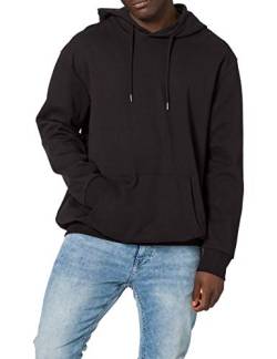 JACK & JONES Herren Hoodie Kapuzenpullover JJEBASIC - Regular Fit Plussize, Größe:3XL, Farbe:Black 12183623 von JACK & JONES