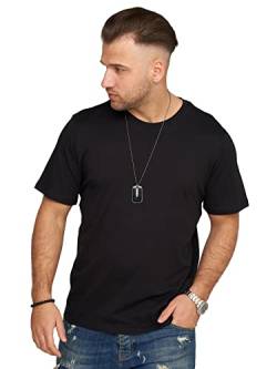 JACK & JONES Herren Infinity T-Shirt META O-Neck Shirt Kurzarmshirt (as3, Alpha, l, Regular, Regular, Black) von JACK & JONES