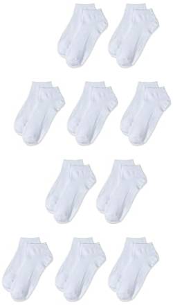 JACK & JONES Herren JACDONGO SOCKS 10 PACK NOOS 12172337, White/White - White- White - W, ONE SIZE von JACK & JONES