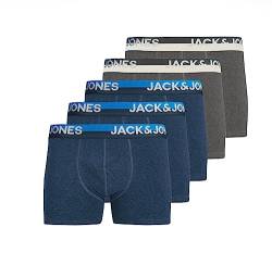 JACK & JONES Herren JACINJECTED Trunk 5 Pack, Navy Blazer/Pack A, XL von JACK & JONES